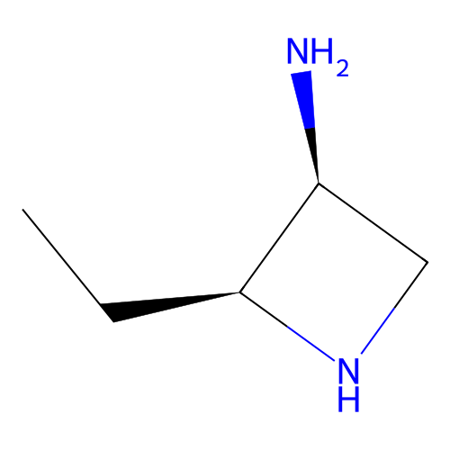 (2S,3S)-2-ethylazetidin-3-amine structure