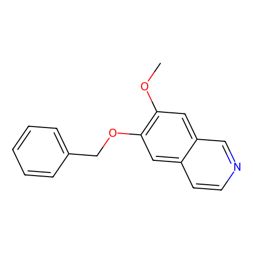6-Benzyloxy-7-methoxyisoquinoline structure