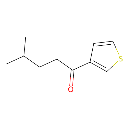 4-Methyl-1-thiophen-3-yl-pentan-1-one structure