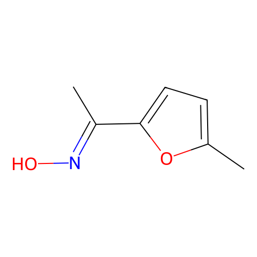 2-Acetyl-5-methylfuran oxime structure