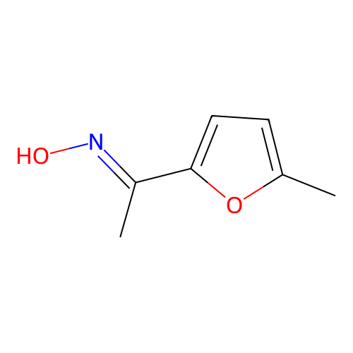 N-[1-(5-methylfuran-2-yl)ethylidene]hydroxylamine structure
