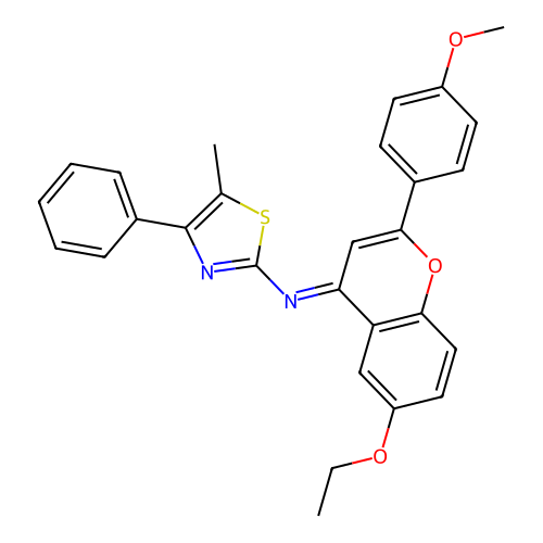 C28H24N2O3S structure