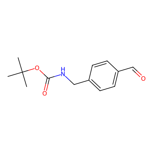 tert-Butyl hydrogen ((4-formylphenyl)methyl)carbonimidate structure