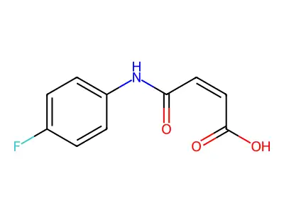 4-((4-Fluorophenyl)amino)-4-oxo-2-butenoic acid structure