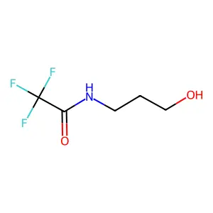 N-(3-Hydroxypropyl)trifluoroacetamide structure