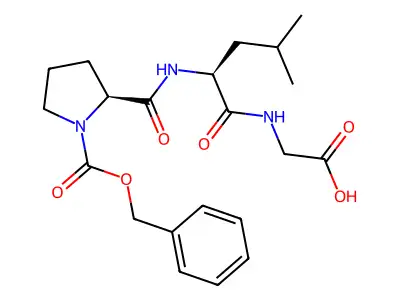 Z-Pro-Leu-Gly-OH structure