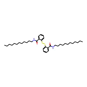 2,2'-Dithiobis(N-dodecylbenzamide) structure