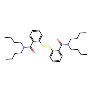 2,2'-Dithiobis(N,N-di-n-butylbenzamide) structure
