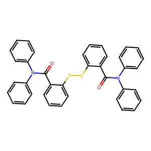 2,2'-Dithiobis(N,N-diphenylbenzamide) structure