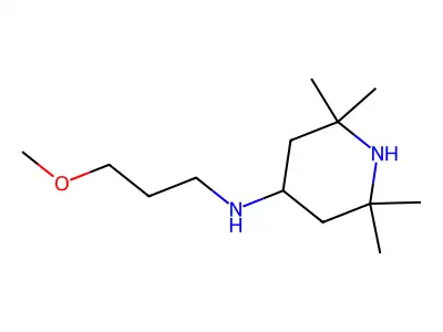 N-(3-Methoxypropyl)-2,2,6,6-tetramethylpiperidin-4-amine structure