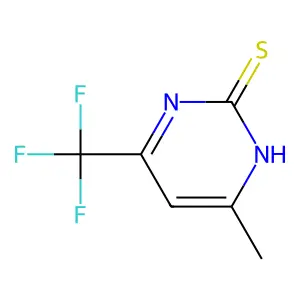 2(1H)-Pyrimidinethione, 4-methyl-6-(trifluoromethyl)- structure
