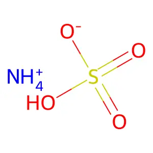 硫酸氢铵 structure
