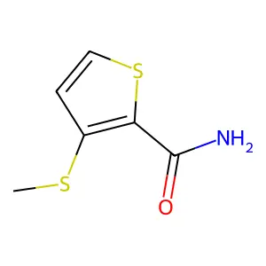 3-Methylthio-thiophene-2-carboxamide structure