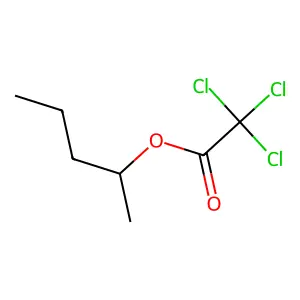 1-Methylbutyl trichloroacetate structure