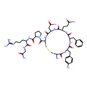 Argipressin, asp(5)- structure