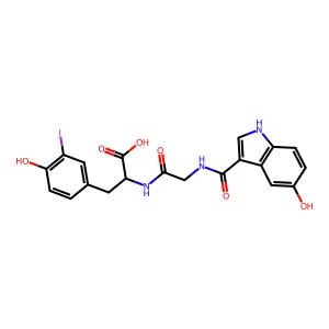 Iodoglycyltyrosine 5-hydroxyindole acetic acid structure