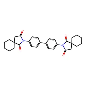 2-[4-[4-(1,3-dioxo-2-azaspiro[4.5]decan-2-yl)phenyl]phenyl]- structure