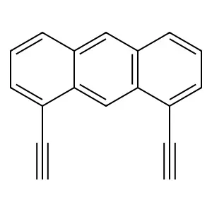1,8-Diethynylanthracene structure