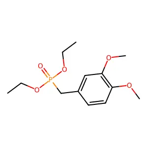 Phosphonic acid, ((3,4-dimethoxyphenyl)methyl)-, diethyl ester structure