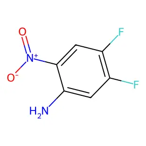 4,5-Difluoro-2-nitroaniline structure
