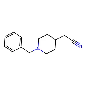 1-Benzylpiperidine-4-acetonitrile structure