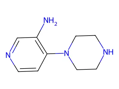 Piperazine, 1-(3-amino-4-pyridyl)- structure