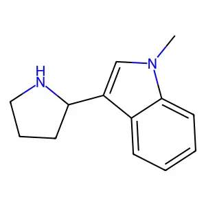 1-Methyl-3-(pyrrolidin-2-yl)-1h-indole structure