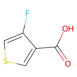 4-Fluorothiophene-3-carboxylic acid structure