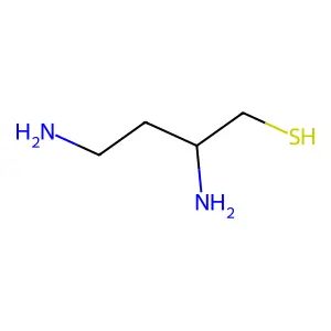2,4-二氨基丁烷-1-硫醇 structure