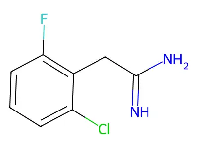 2-(2-Chloro-6-fluorophenyl)ethanimidamide structure