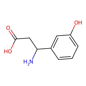 3-Amino-3-(3-hydroxyphenyl)propanoic acid structure