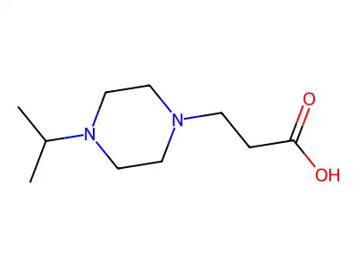 3-(4-propan-2-ylpiperazin-1-yl)propanoic Acid structure
