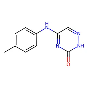 5-(p-Tolylamino)-1,2,4-triazin-3-ol structure