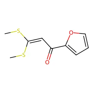 1-(Furan-2-yl)-3,3-bis(methylsulfanyl)prop-2-en-1-one structure