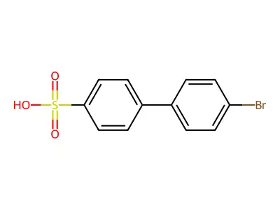 4-Bromo-4'-sulfobiphenyl structure