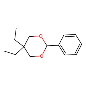 5,5-Diethyl-2-phenyl-1,3-dioxane structure