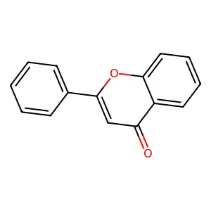 4H-1-Benzopyran-4-one-2-14C, 2-phenyl- structure