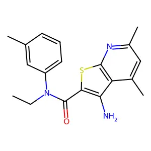 C19H21N3OS structure