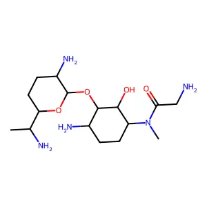 2-deoxy-3-demethoxyfortimicin A structure