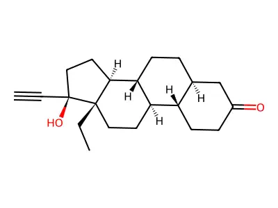 Levo-5beta-dihydronorgestrel structure