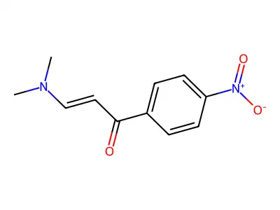 3-(Dimethylamino)-1-(4-nitrophenyl)-2-propen-1-one structure