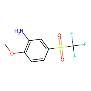 2-Methoxy-5-trifluoromethanesulfonylaniline structure