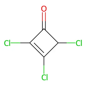 Trichloro-2-cyclobuten-1-one structure