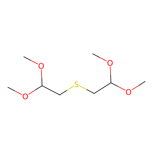 Dimethoxyethyl sulfide structure