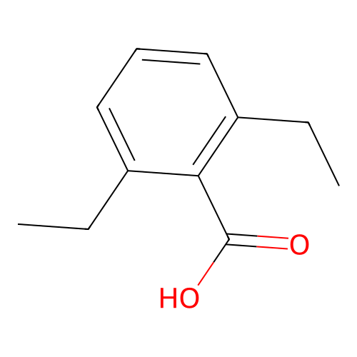 2,6-Diethylbenzoic acid structure