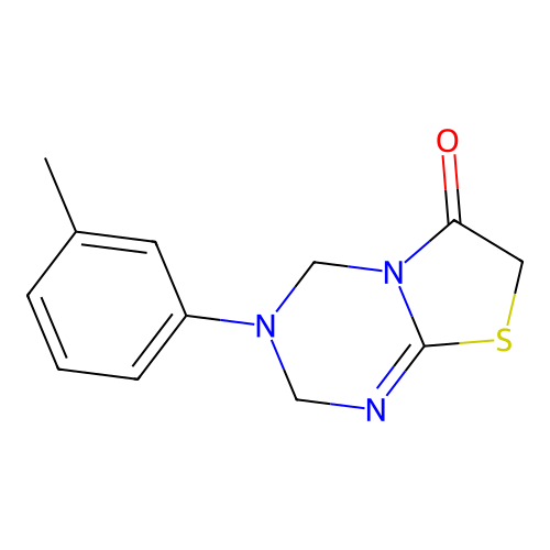 3-m-Tolyl-3,4-dihydro-2H-thiazolo[3,2-a][1,3,5]triazin-6-one structure