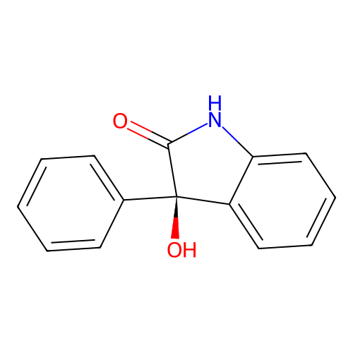 3alpha-Hydroxy-3-phenylindoline-2-one structure