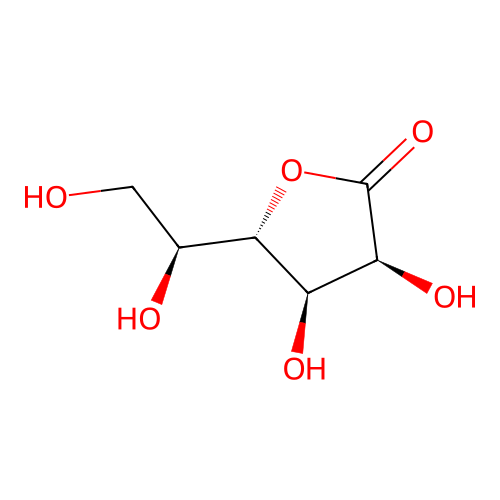 L-Allonic acid, gamma-lactone structure