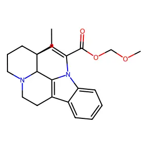 Methoxymethyl apovincaminate structure