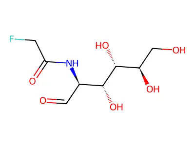 N-Fluoroacetylmannosamine structure